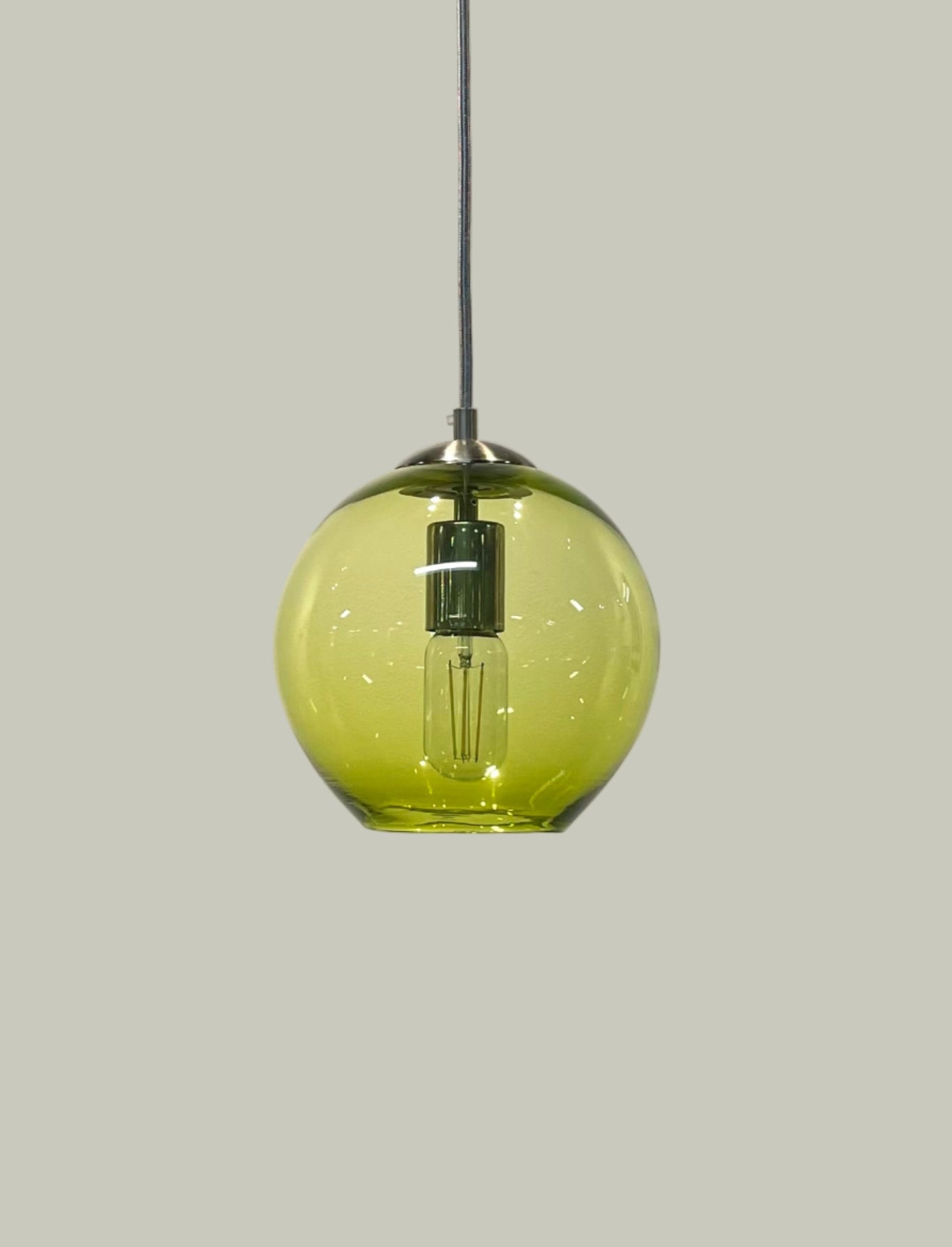 Olive Green Metro Pendant Light