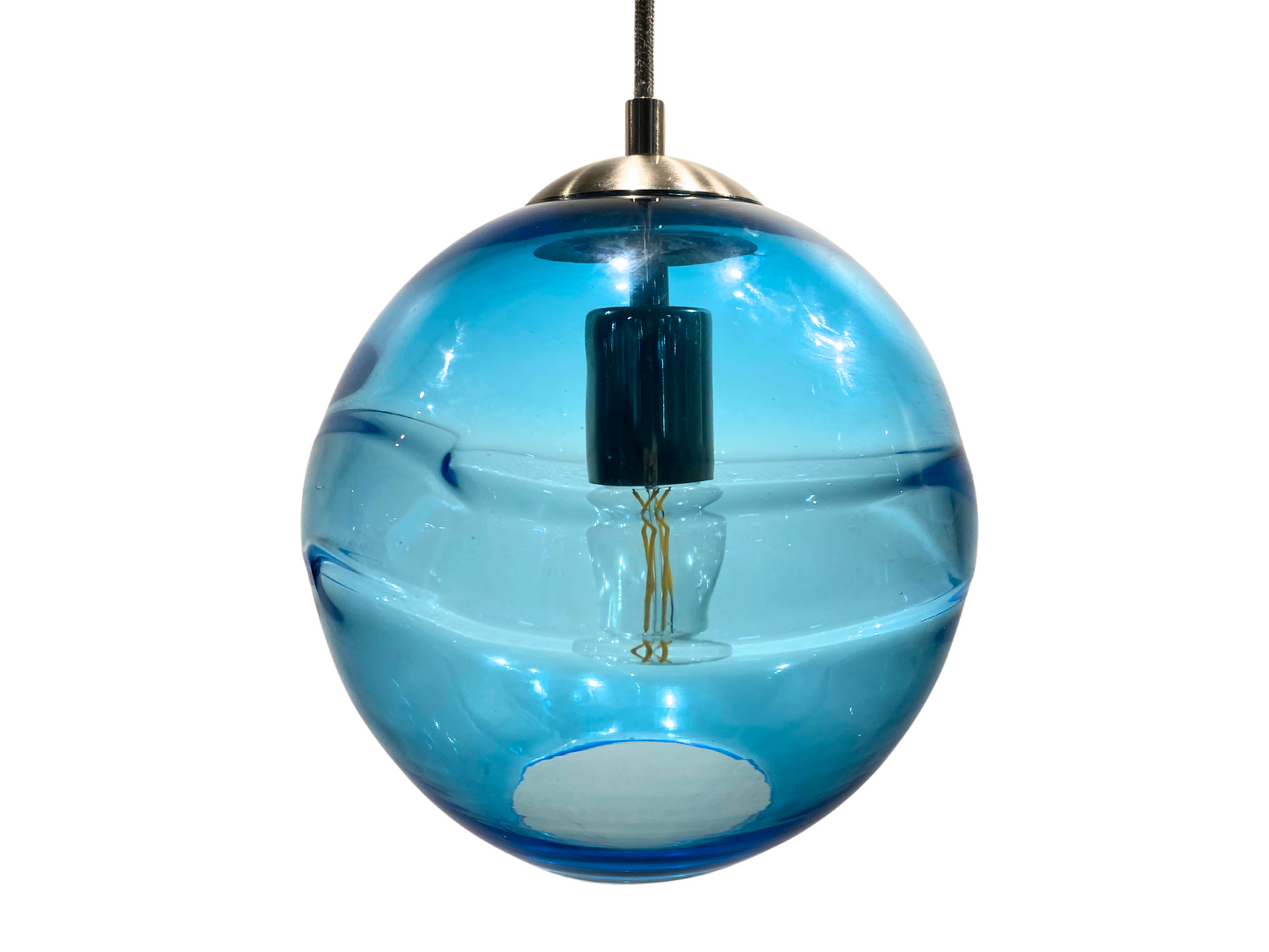 6" Fiona Pendant Light • Hand Blown Glass • Ready to Ship!