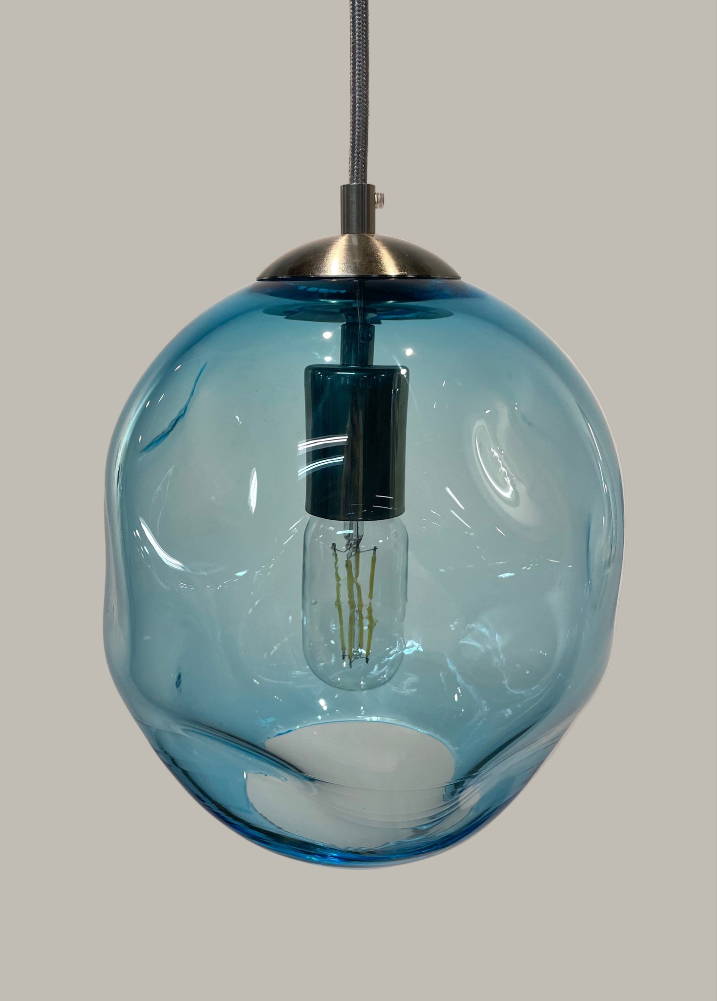 Aqua Blue Petra Pendant Light • Ready to Ship!