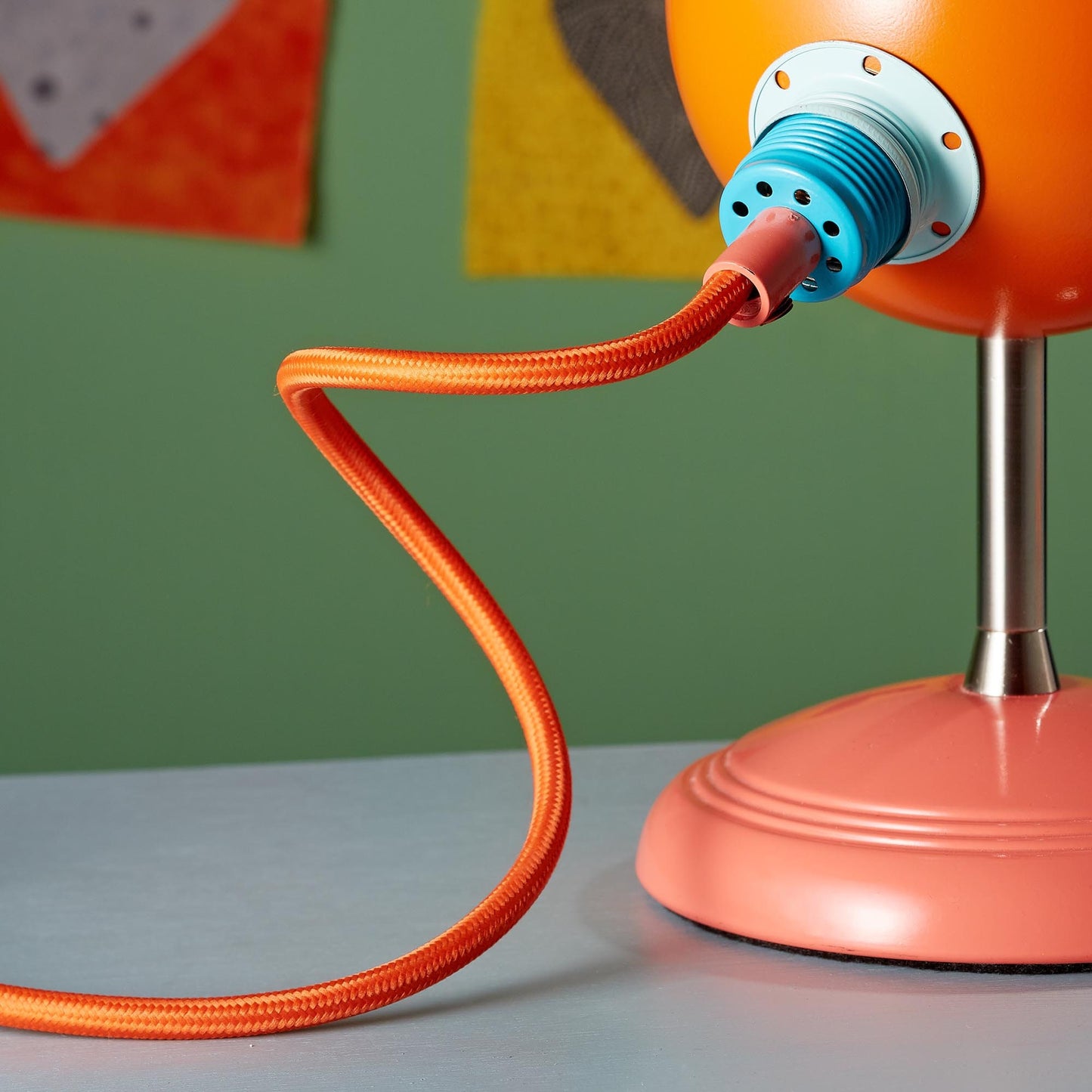 Orange Mini Fiesta Pod Table Lamp