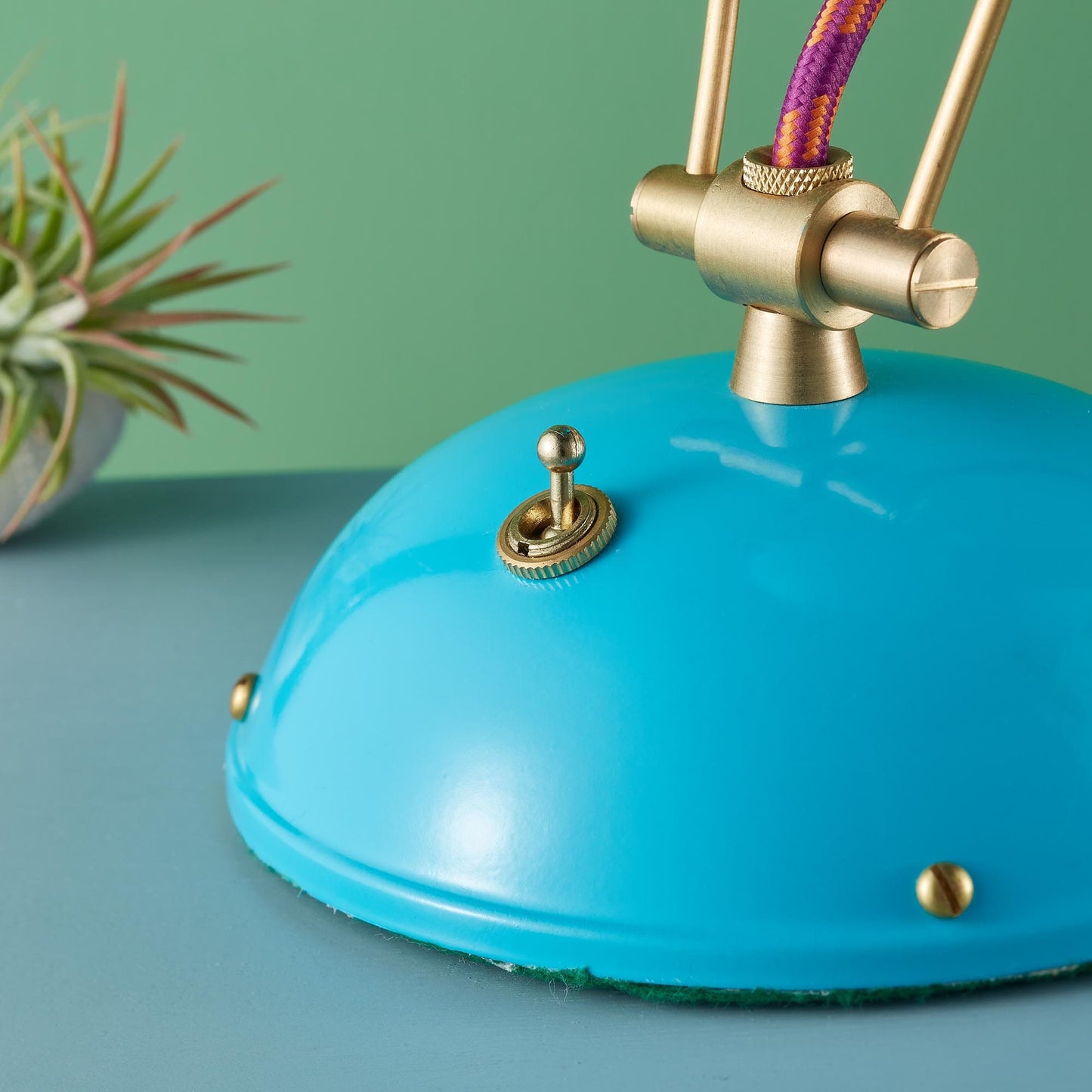 Blue Fiesta Pod Table Lamp