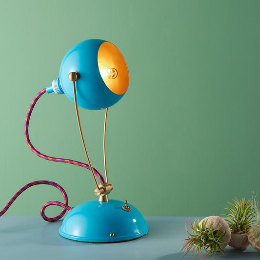 Blue Fiesta Pod Table Lamp