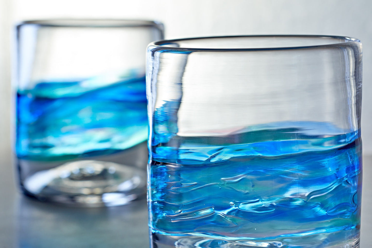 Set of 4 Colorful Rocks Glasses