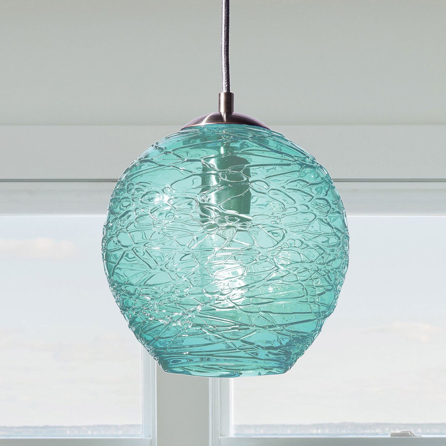 Teal Stella Pendant Light