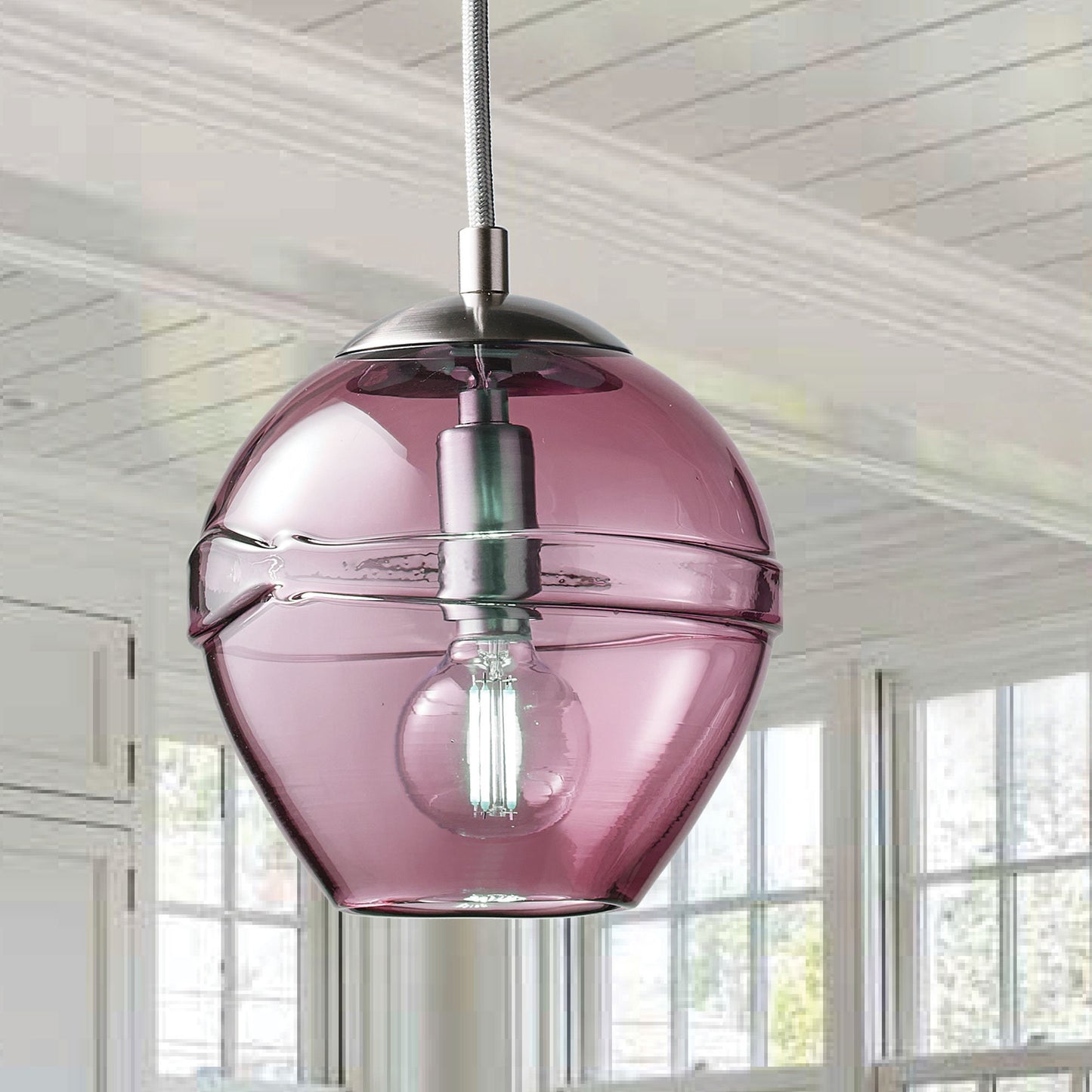 Plum Fiona Pendant Light