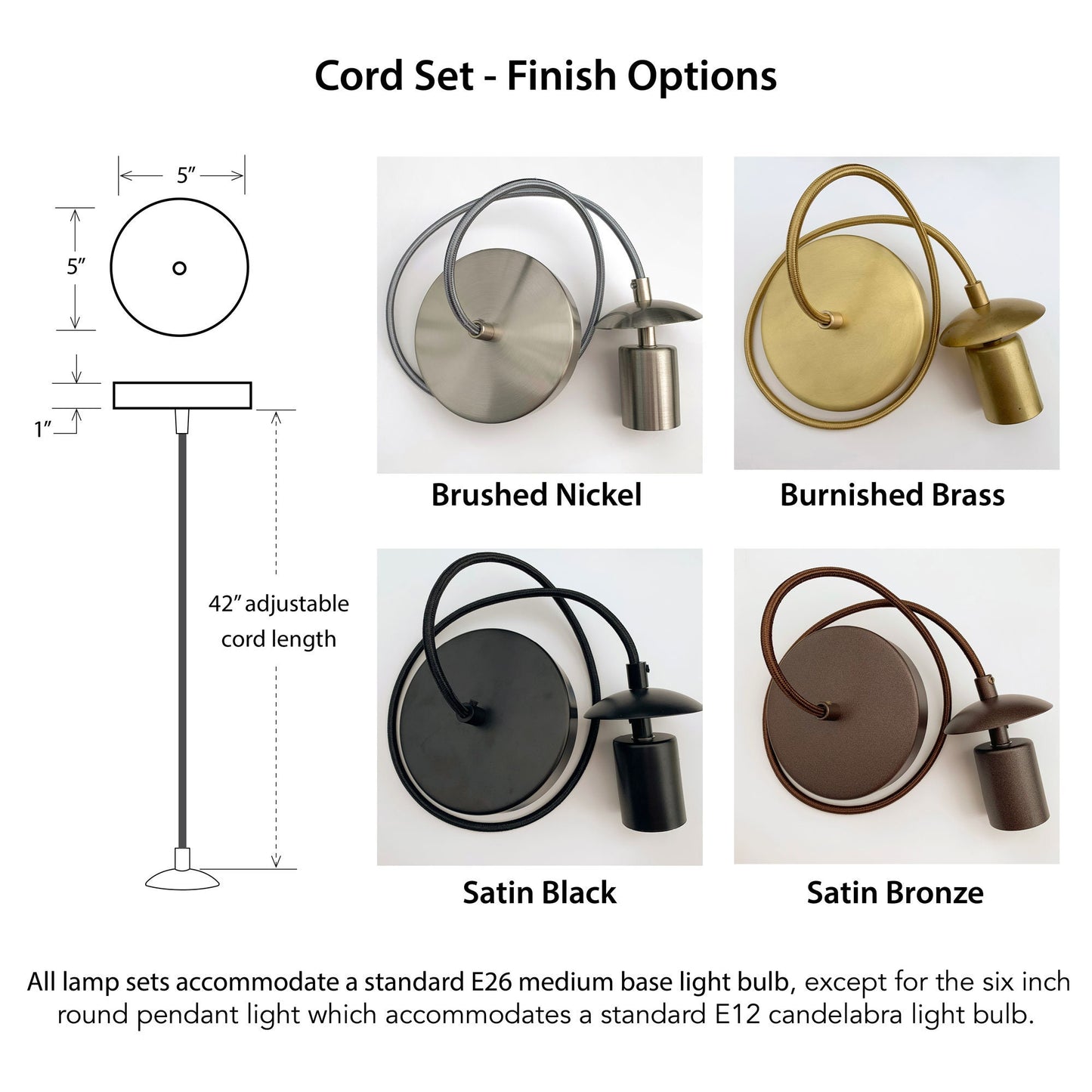 Gold Metro Pendant Light