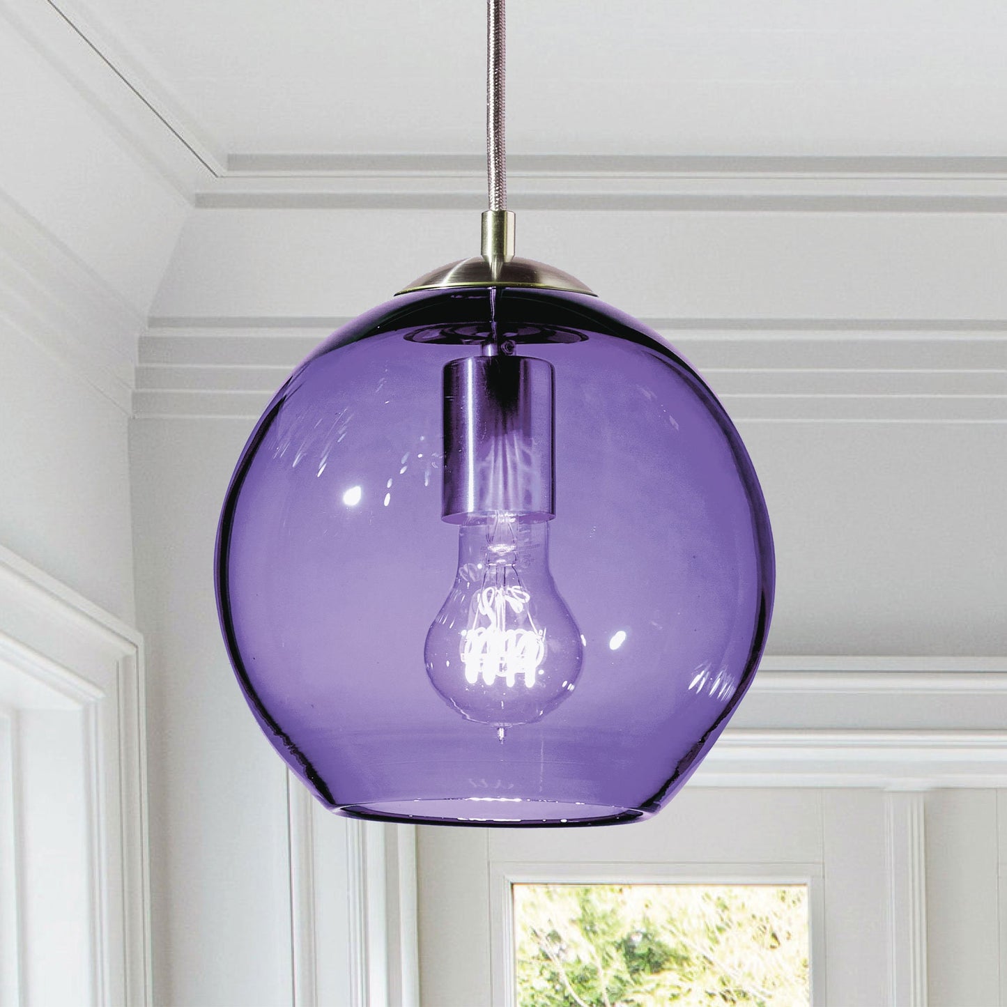 Violet Metro Pendant Light