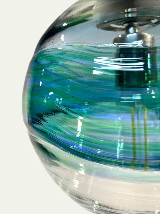 Blue-Green Aurora Pendant Light • Ready to Ship!