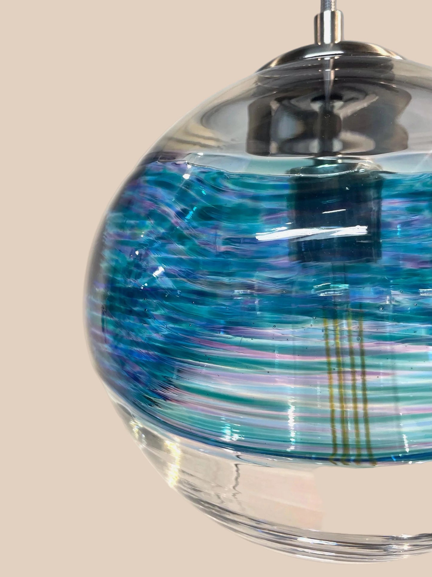 Blue Aurora Pendant Light · Ready to Ship!