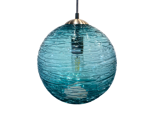 Teal Stella | Hand Blown Glass | Ready to Ship!