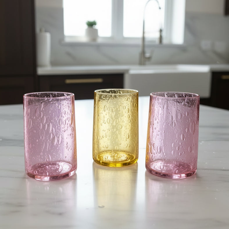 Colorful Belle Juice Glasses