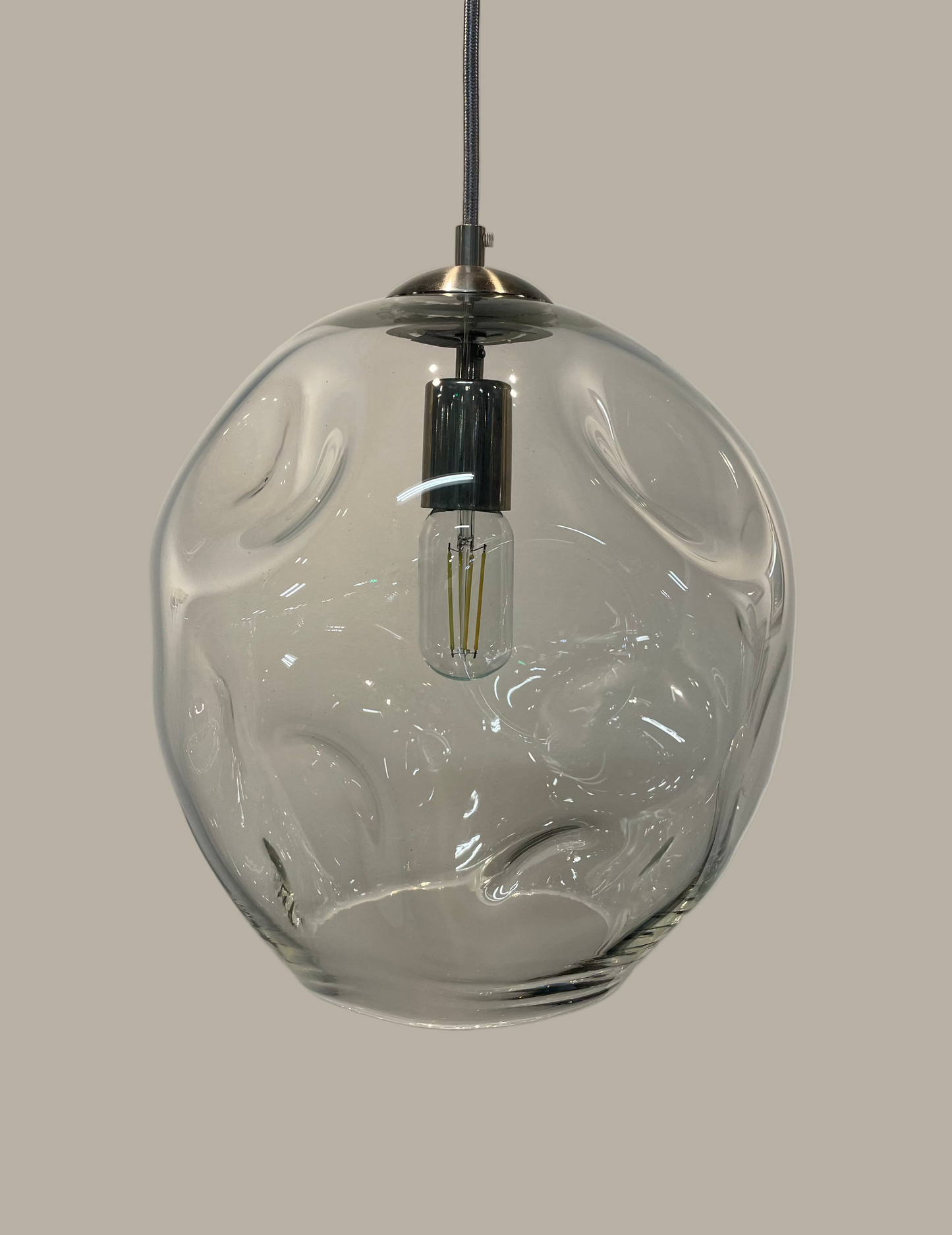 Clear Glass Pendant Light • Ready to Ship!