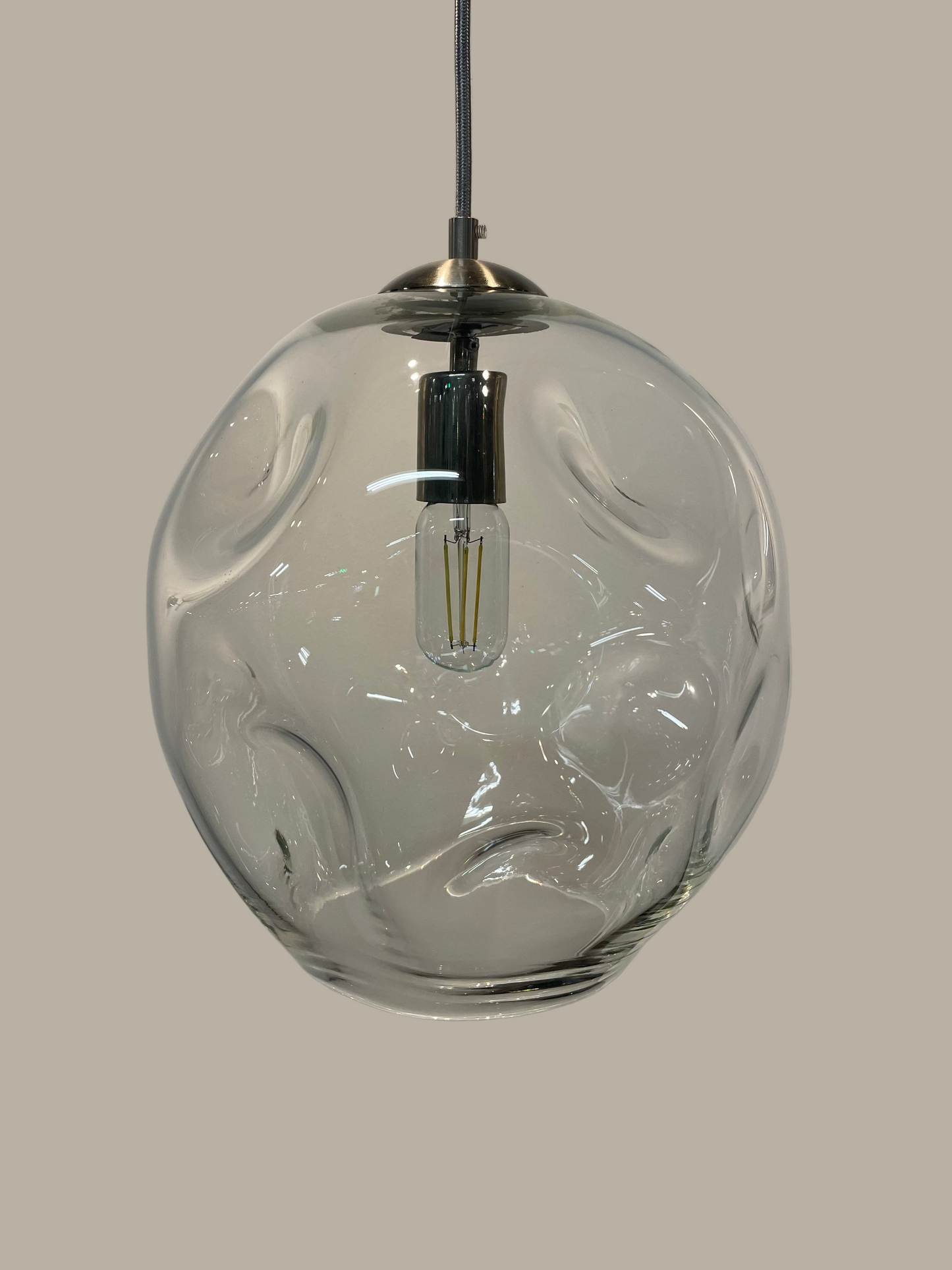 Clear Glass Pendant Light • Ready to Ship!