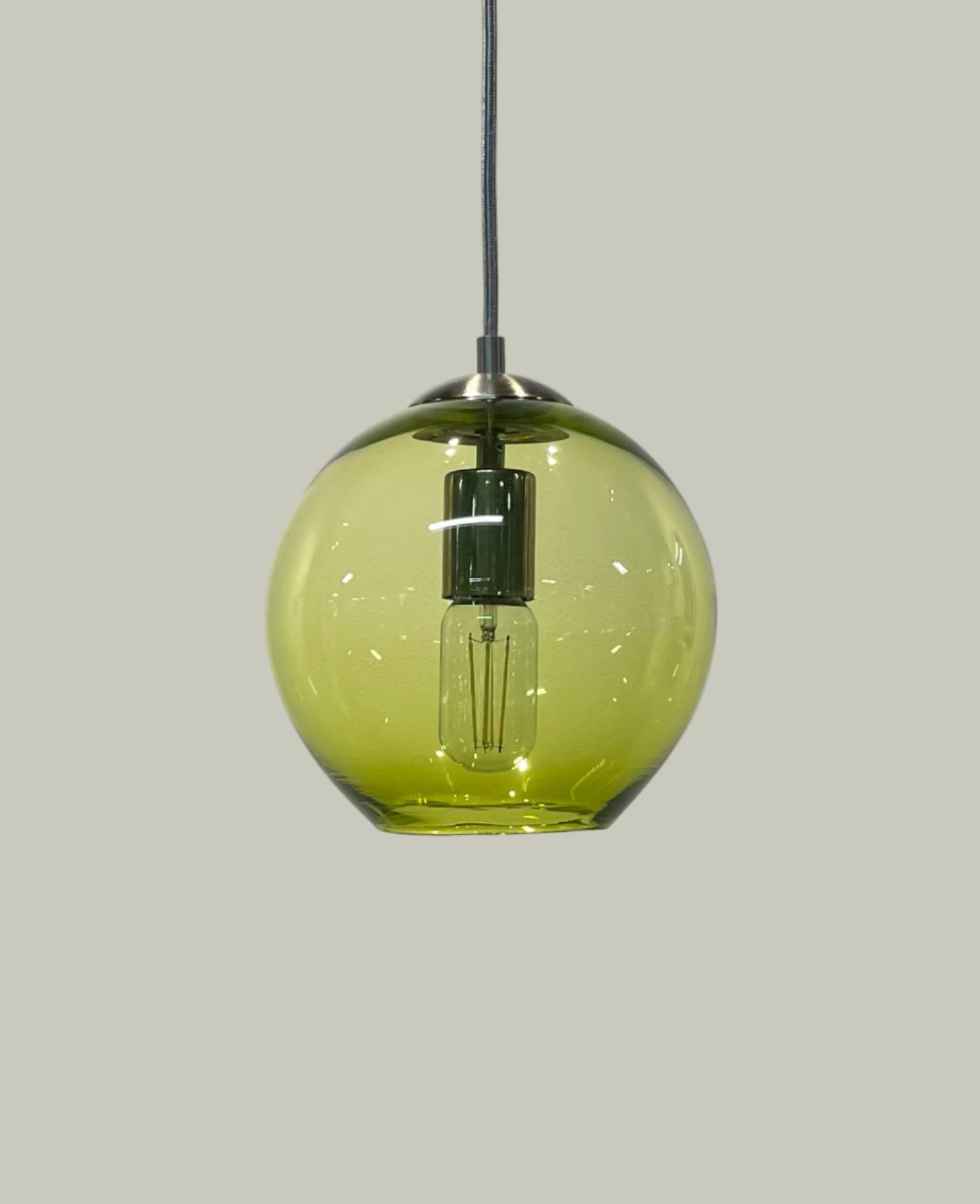 Olive Green Metro Pendant Light