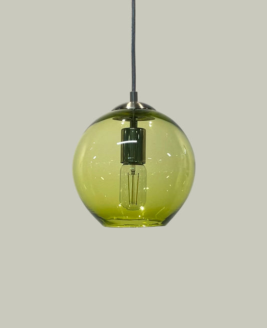 Olive Green Metro Pendant Light