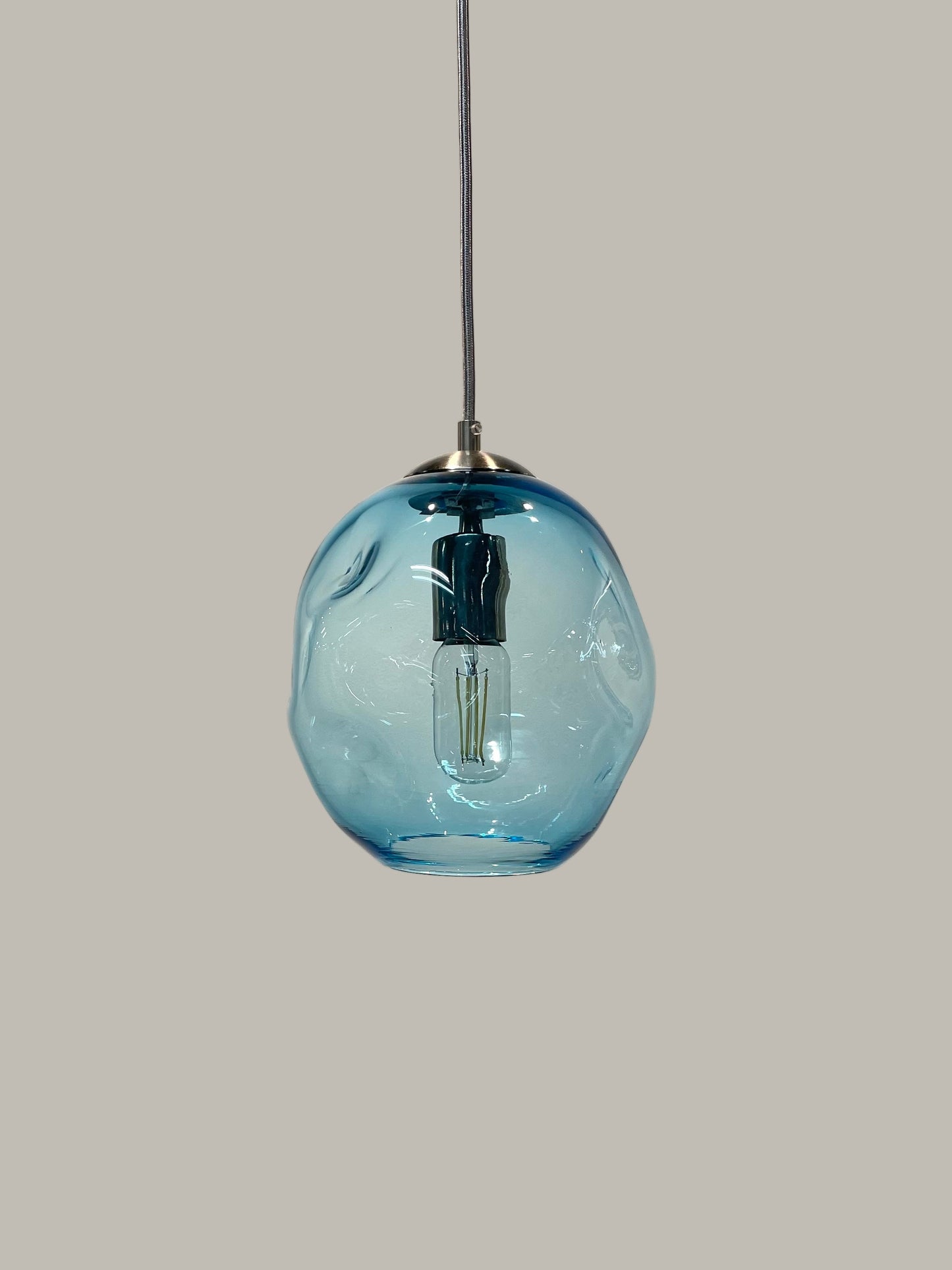 Aqua Blue Petra Pendant Light • Ready to Ship!