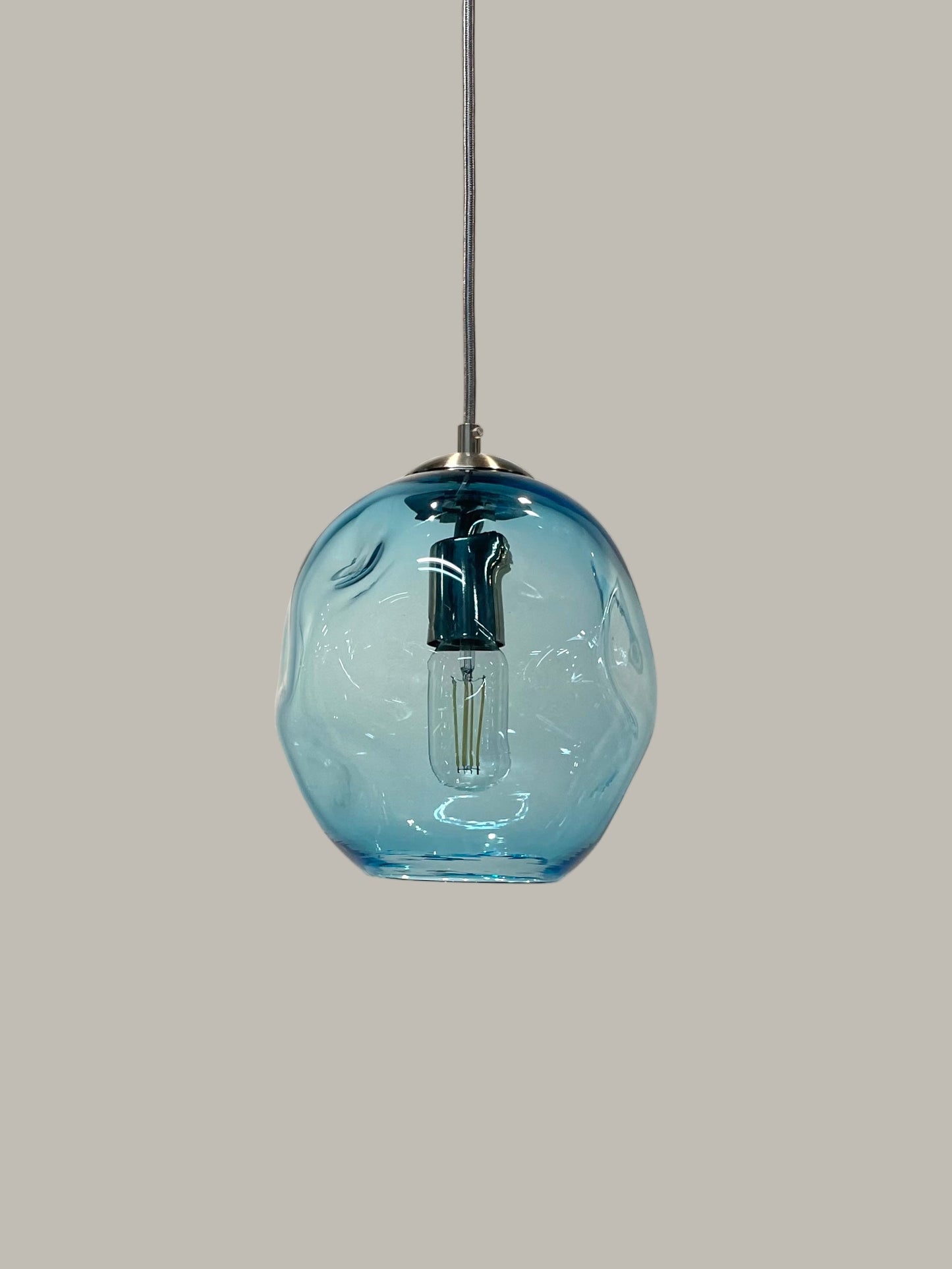 Aqua Blue Petra Pendant Light • Ready to Ship!