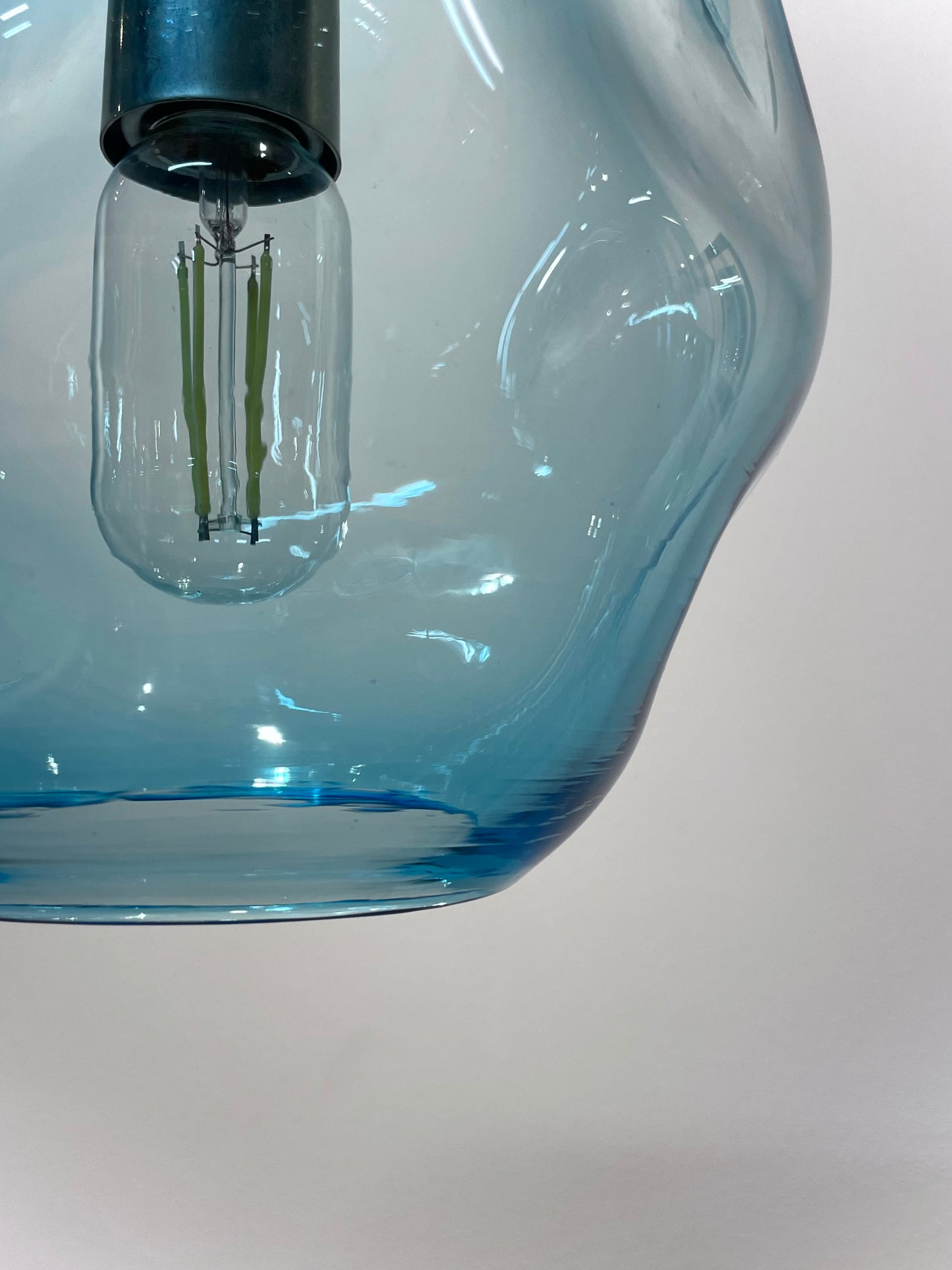 Aqua Blue Petra Pendant Light • Ready to Ship!
