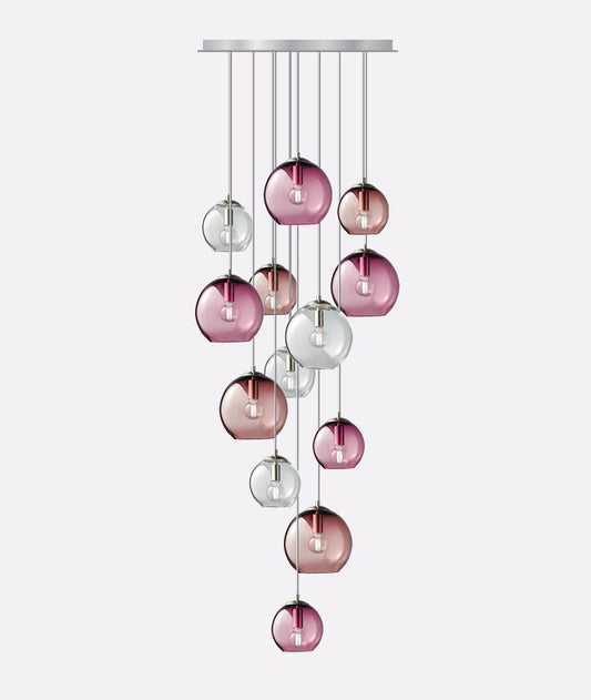 Metro Rose Cascade Chandelier