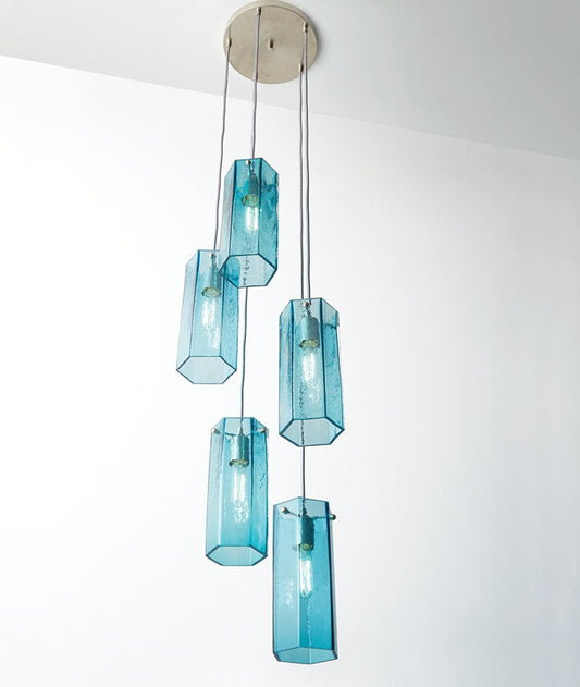 Hexa Mini Cascade Chandelier