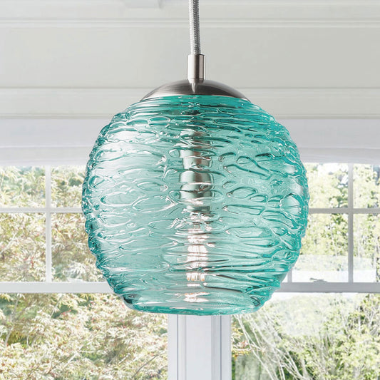 Teal Stella Pendant Light