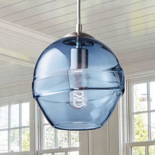 Pendant Light • Hand Blown Glass • Fiona Bluestone • Made to Order