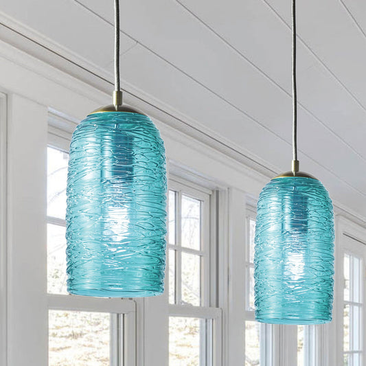 Pendant Light • Hand Blown Glass • Stella Dome • Made to Order